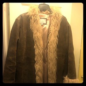 Vintage shearling penny lane coat